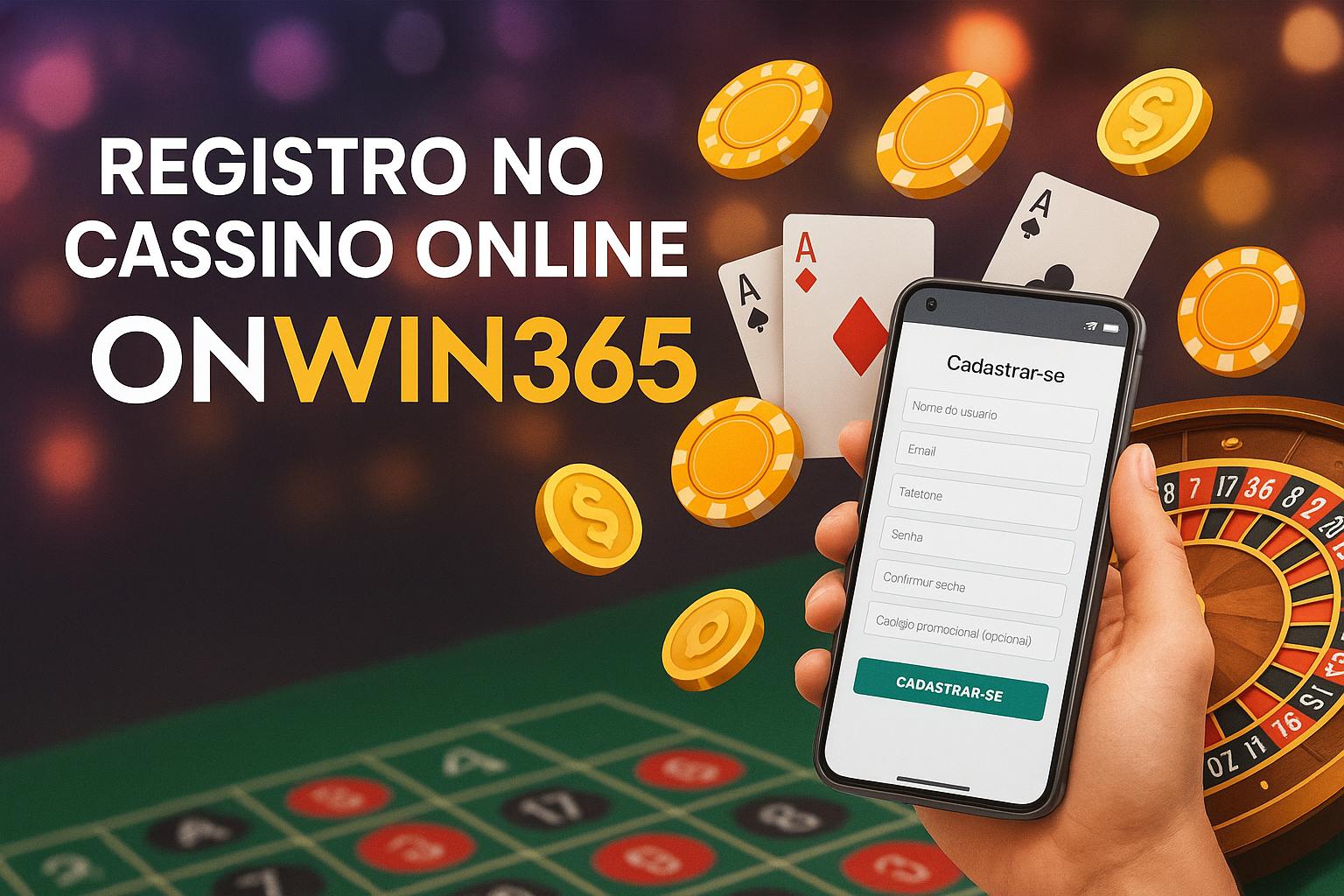 Não Perca tempo, o rRgistro na site ONWIN365